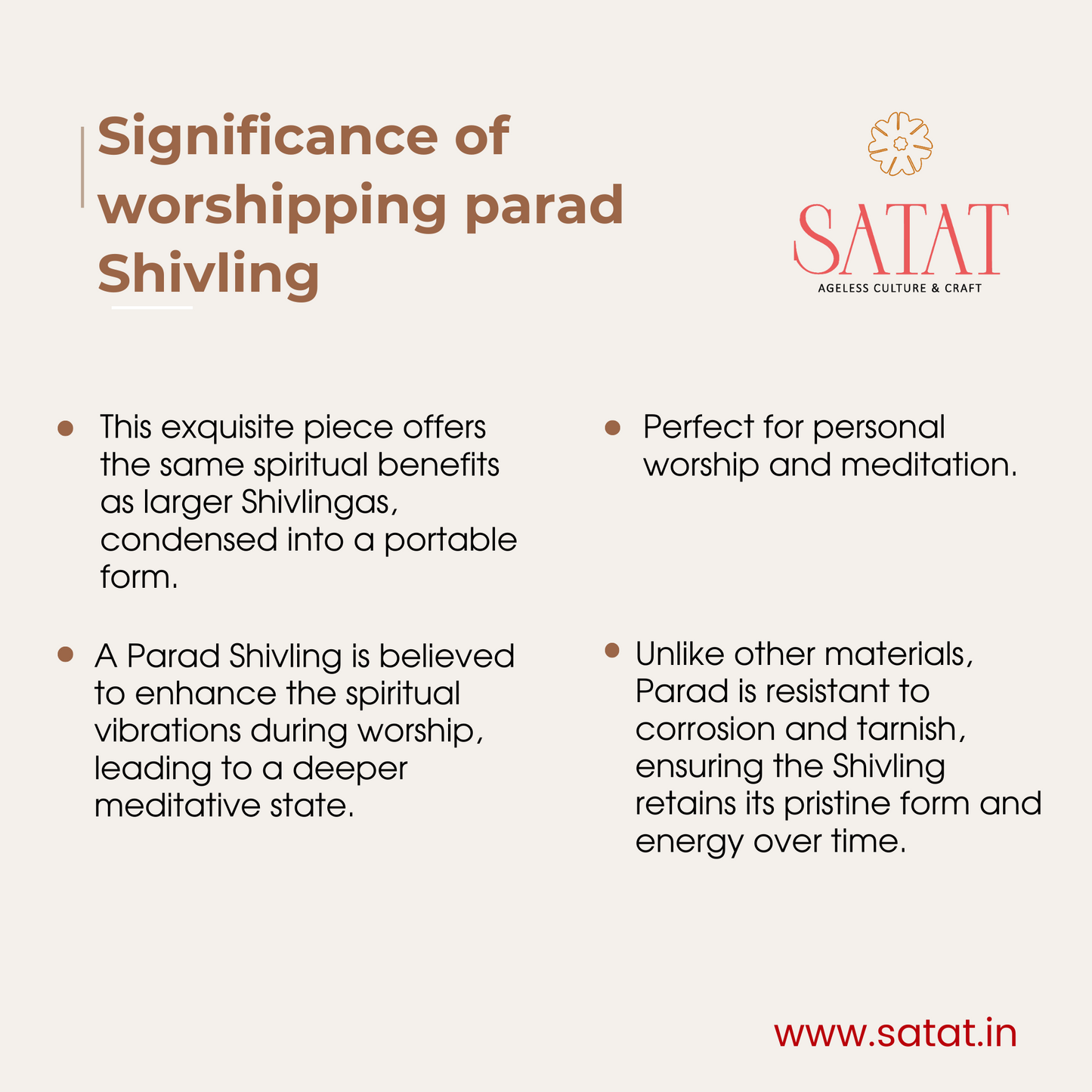 100% Pure Parad Shivling (50g) | Sacred Mercury Shivling for Abhishekam & Daily Puja