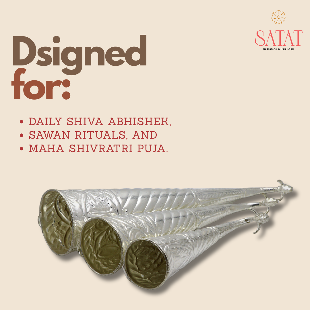 German Silver Shringi for Rudrabhishek