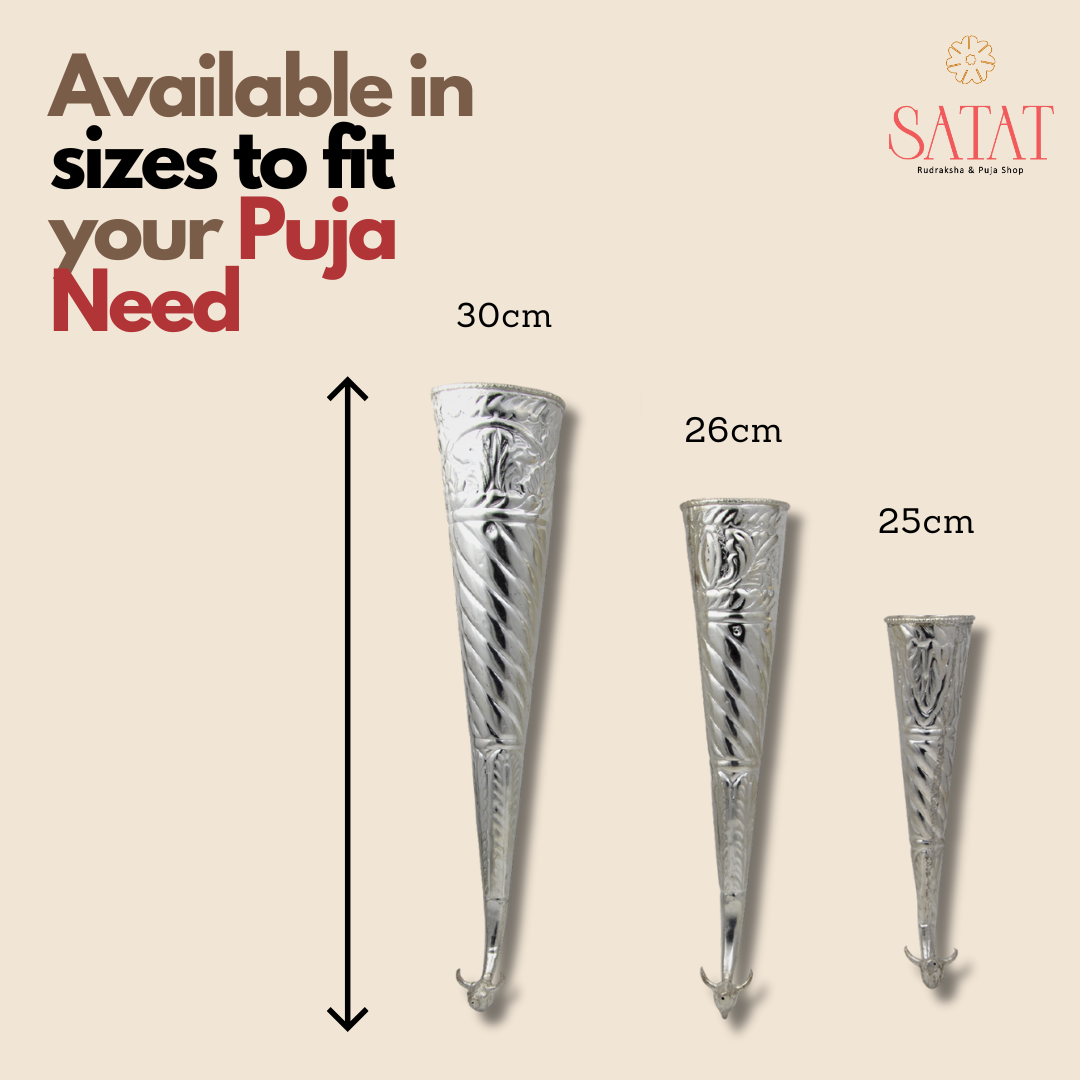 German Silver Shringi for Rudrabhishek