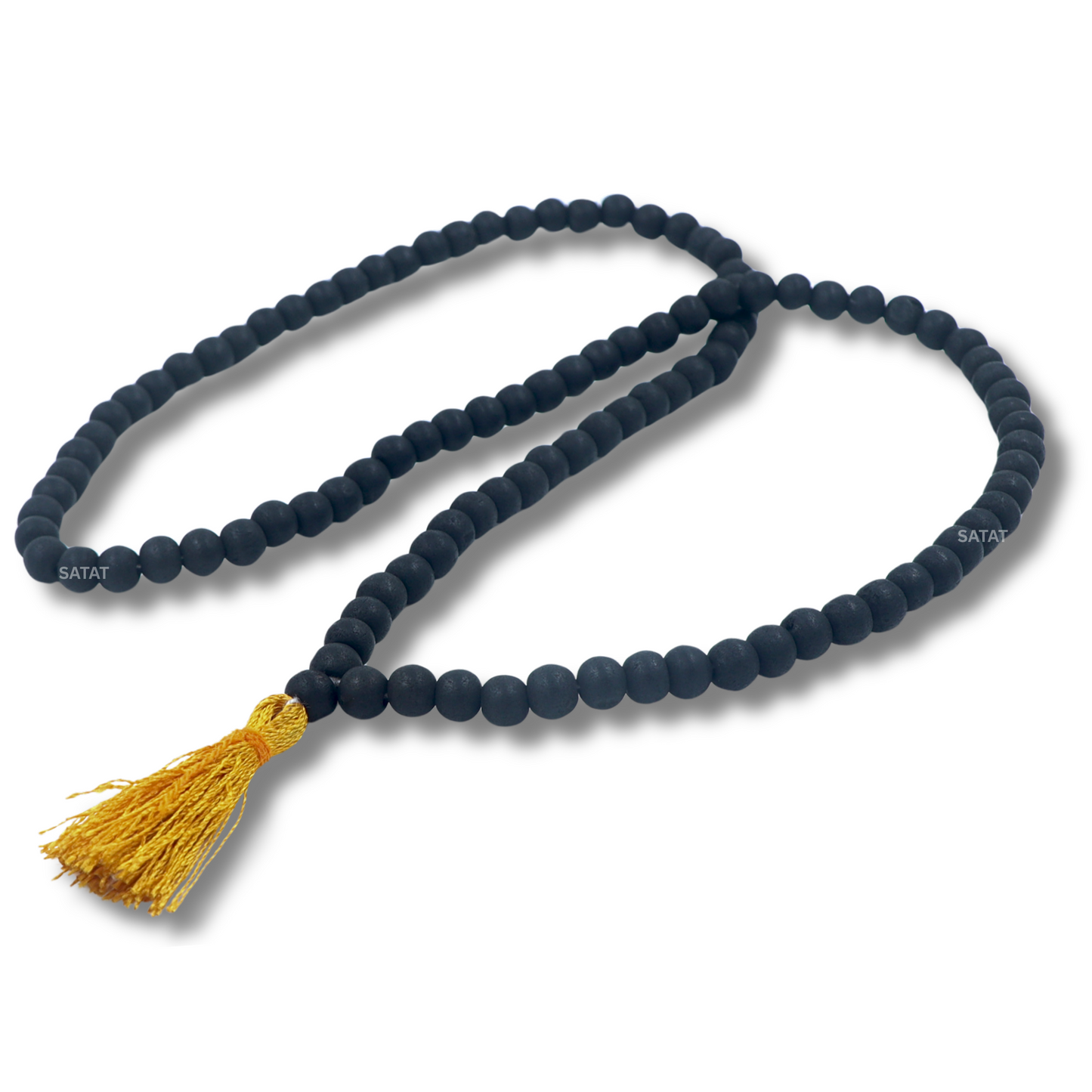 Karungali Malai Original Ebony Wood Necklace for Men & Women | 8mm beads | Government Certified