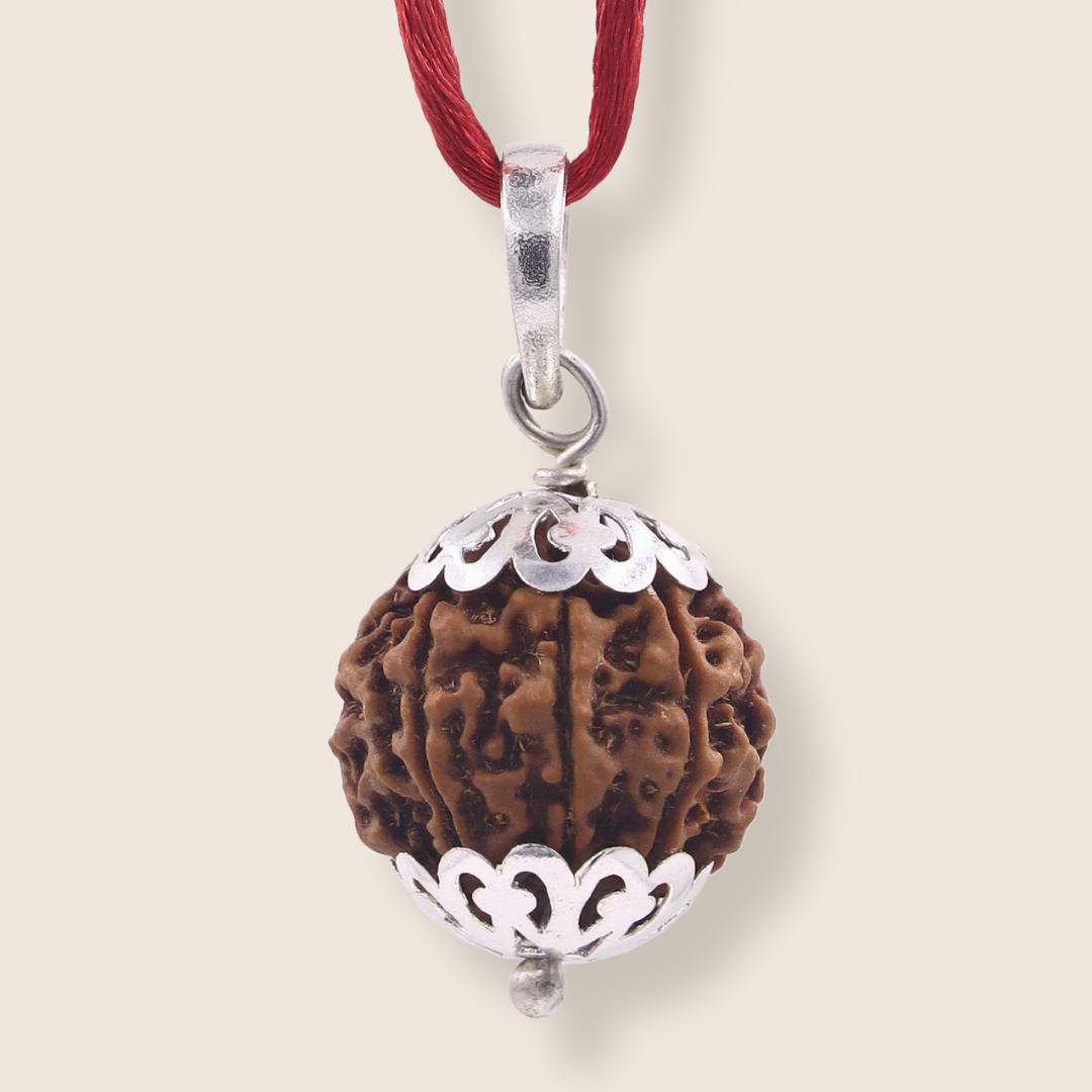 Gold Rudraksha Pendant Silver Original Mukhi Rudraksha Pendant