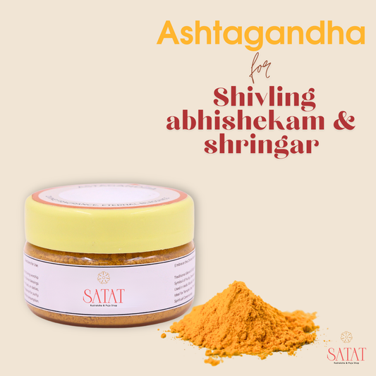Ashtagandha Powder For Shivling Abhishekam & Shringar | 60g | Satat