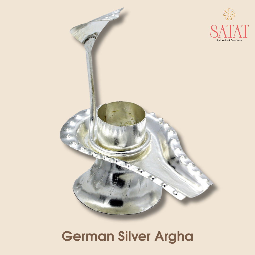 German Silver Argha for Rudrabhishek