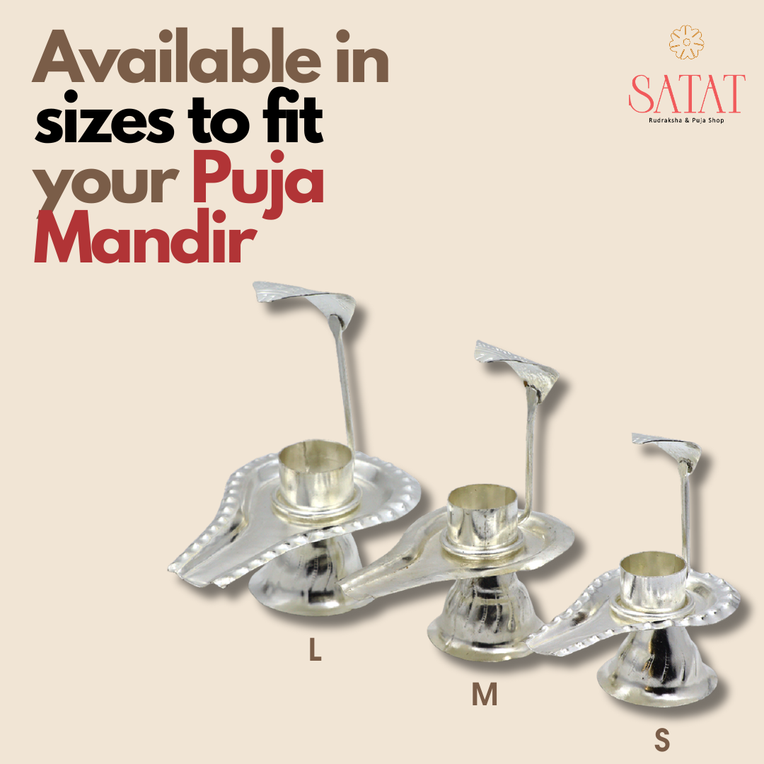 German Silver Argha for Rudrabhishek