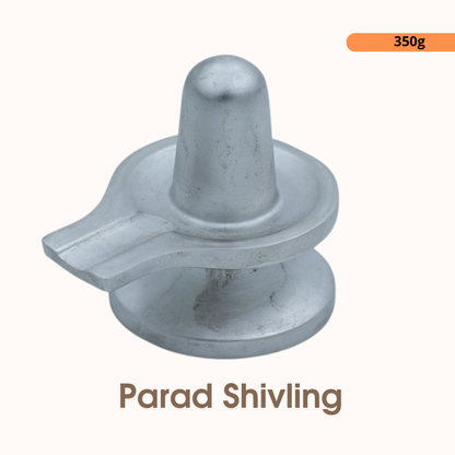 100% Pure Parad Shivling (50g) | Sacred Mercury Shivling for Abhishekam & Daily Puja