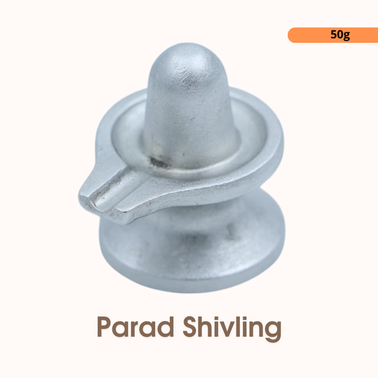 Savan Special – 100% Pure Parad Shivling (50g) | Sacred Mercury Shivling for Abhishekam & Daily Puja