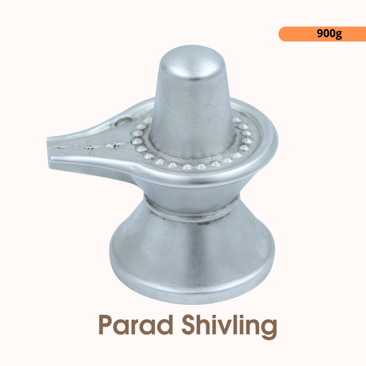 100% Pure Parad Shivling (50g) | Sacred Mercury Shivling for Abhishekam & Daily Puja