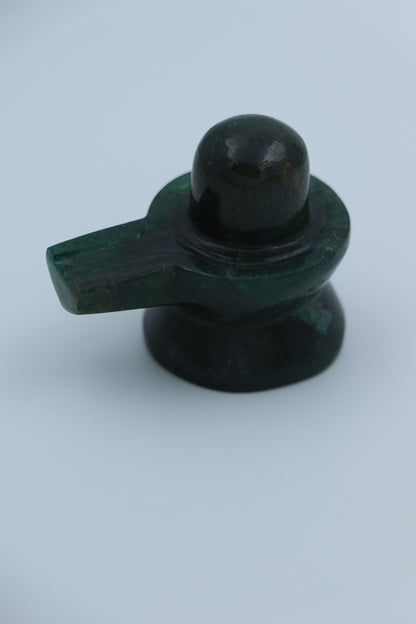 Green Jade Shivling 