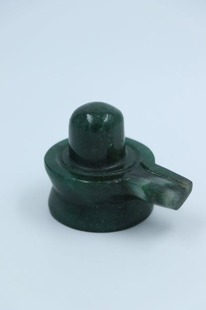 Green Jade Shivling