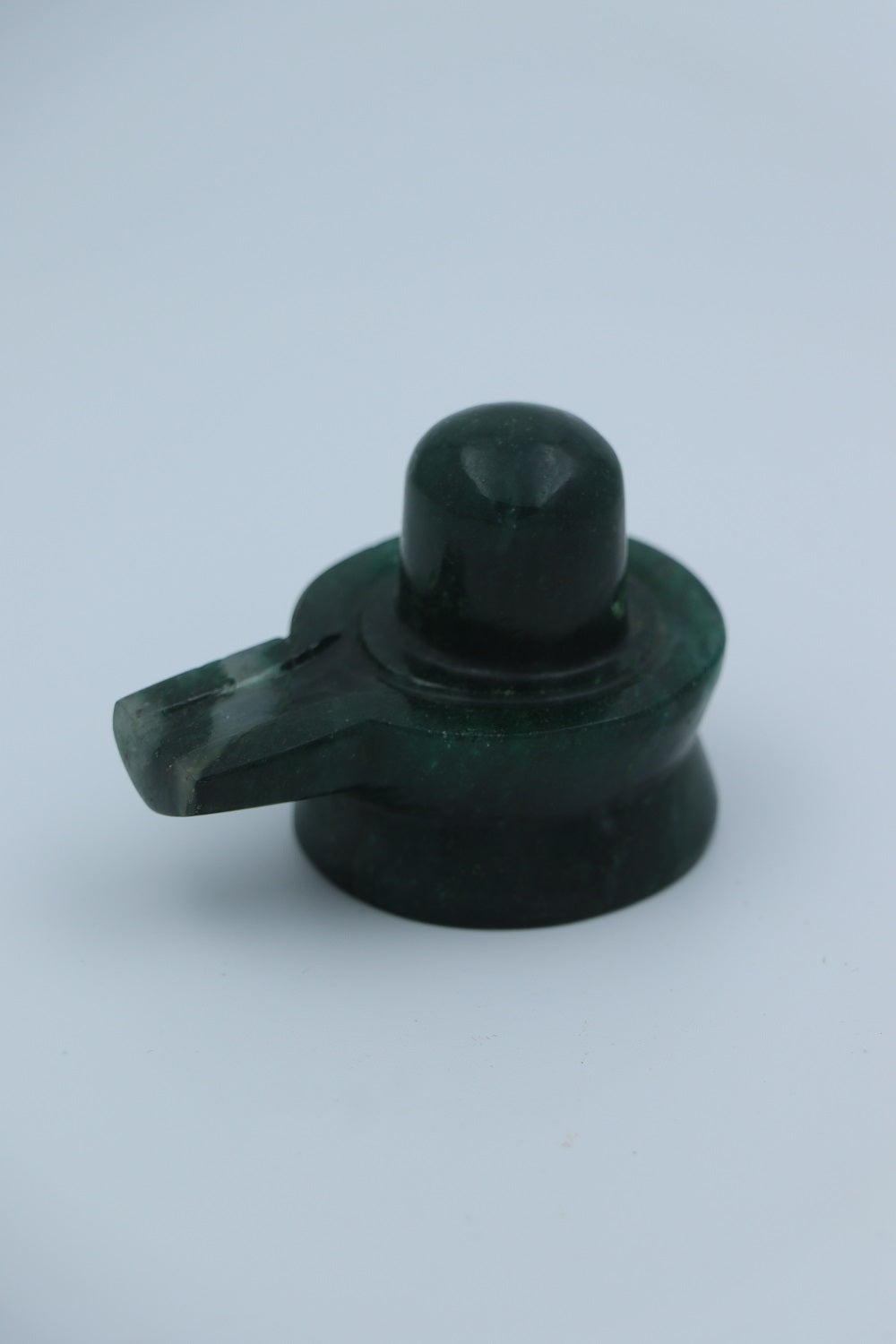 Green Jade SHivling for Puja