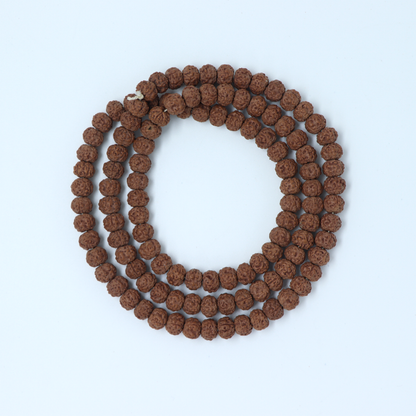 Rudraksha Chikna Mala With Lab Certificate