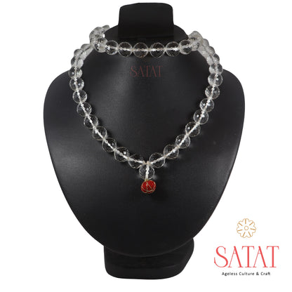 Sphatik Crystal Necklace 